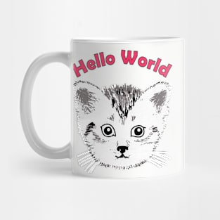 Hello World Kitten Mug